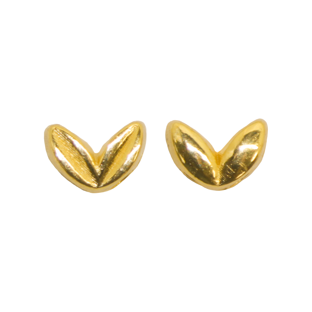 Spacers, Wheat shape, 2 hole, Bright Silver, Alloy, 4mm x 5mm, Sold Per pkg of Approx 80