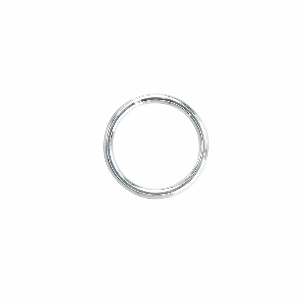 Jump Rings, Bright Silver, Alloy, Round, 7mm, 20 Gauge, Sold Per pkg of Approx 240