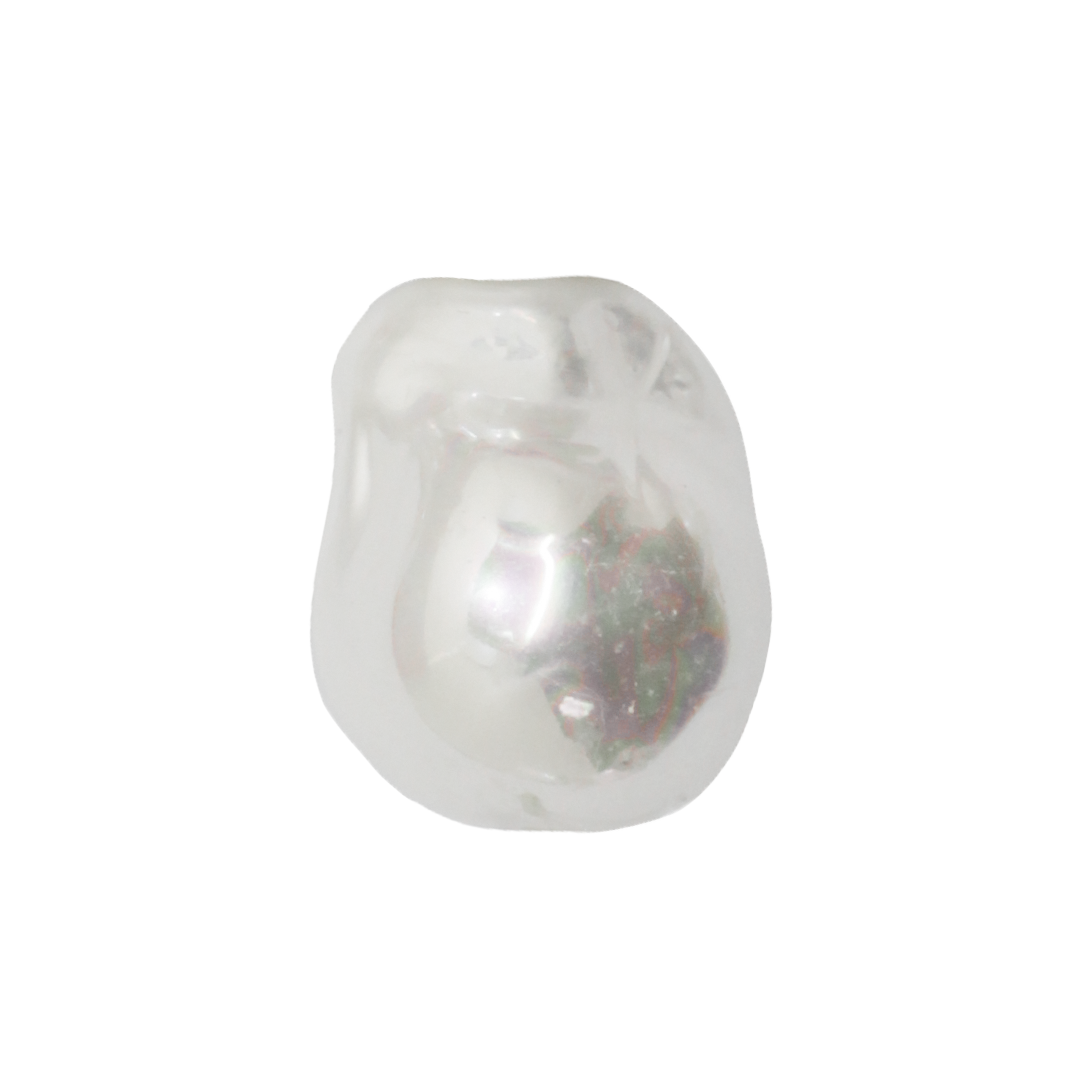 Shell Pearls, Baroque, Iridescent, Available in Multiple Sizes