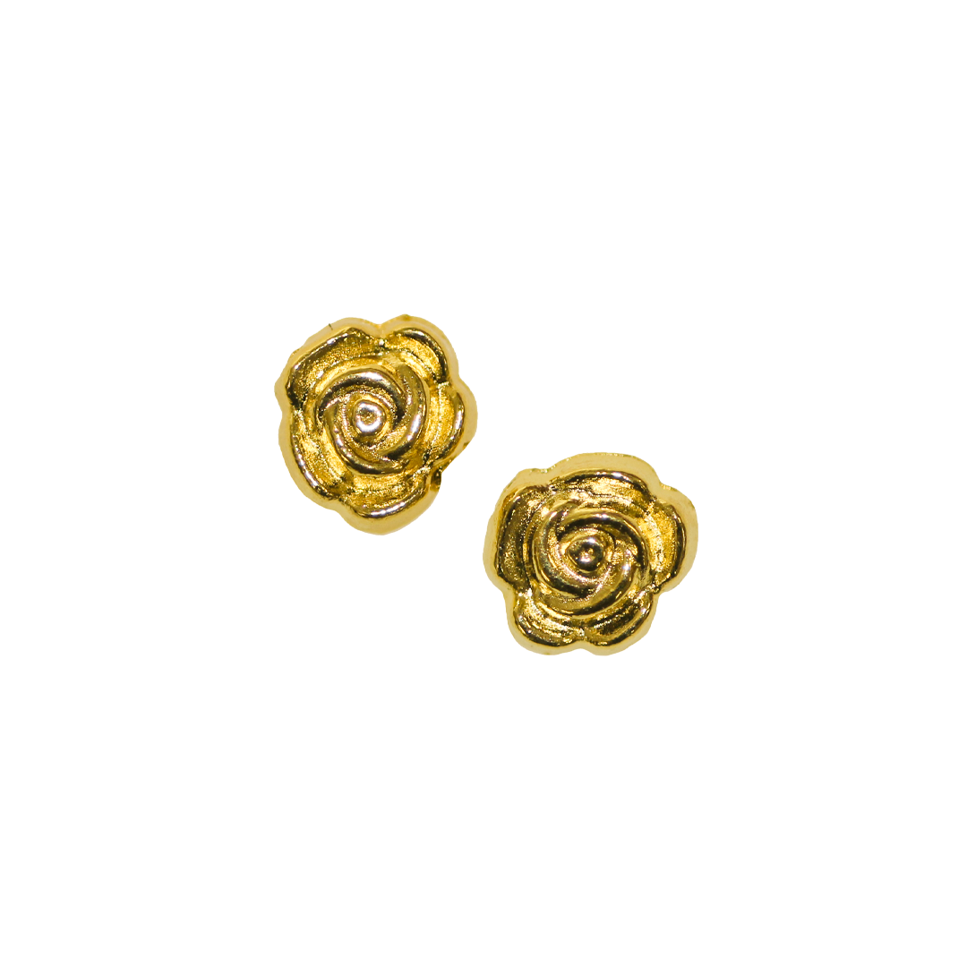 Spacers, Rose, Alloy, 6.5mm x 6mm, Sold Per pkg of 24, Available in Multiple Colours