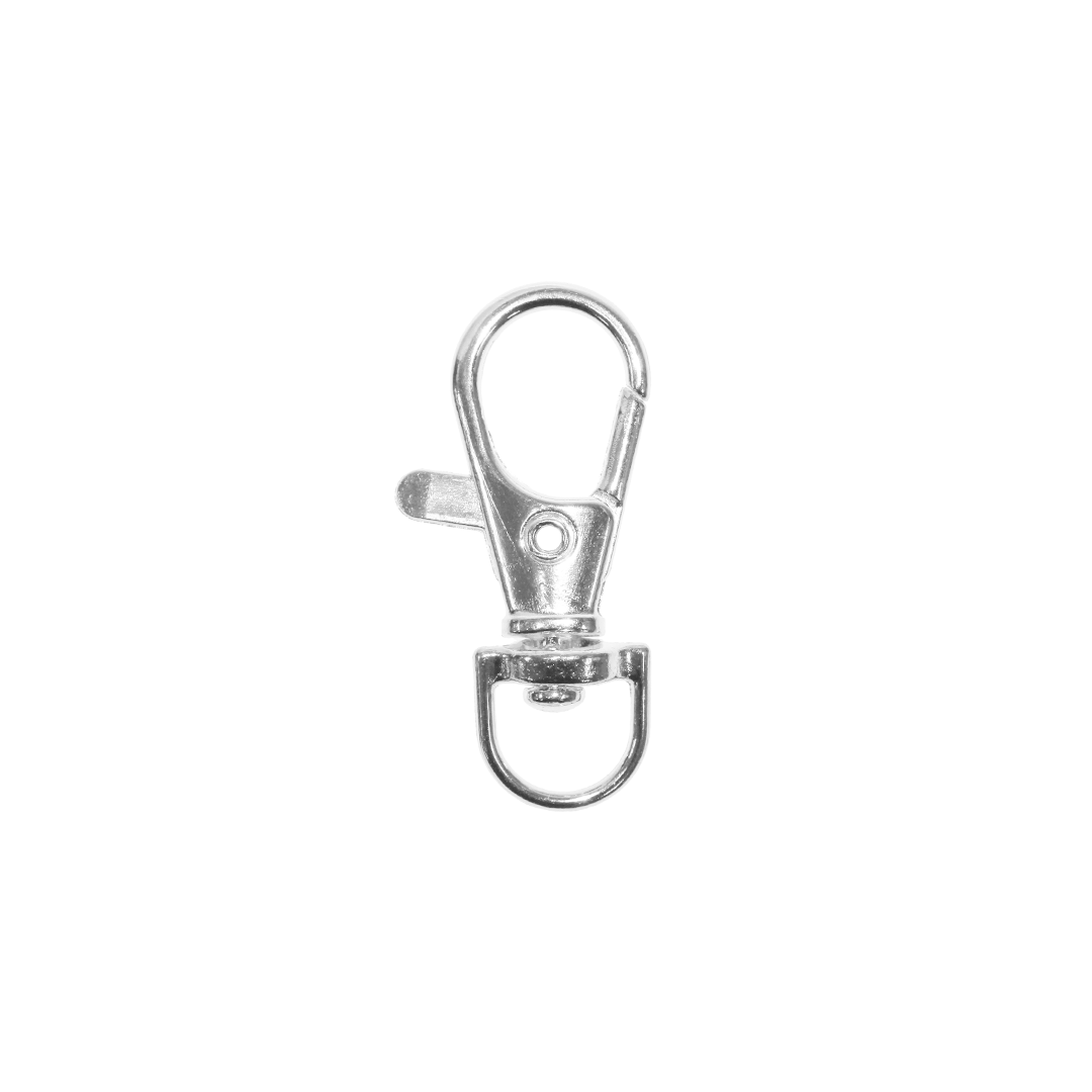 Clasp, Lobster Clasp with Handle, Alloy, 35mm x 15mm, Sold per pkg of 6, Available in Multiple Colours