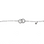 Interlocking Circles Paperclip Chain Bracelet, 925 Sterling Silver, 6″ + 1.5" extension- 1 Pc