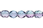 F/P 6mm Rose Capri Blue Two Tone AB