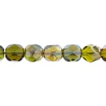 F/P 6mm TR. OLIVINE/CELSIAN Strung