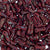 Czech Glass Bead Link 3x10mm Red Opaque/ Dark Traverine-100pcs