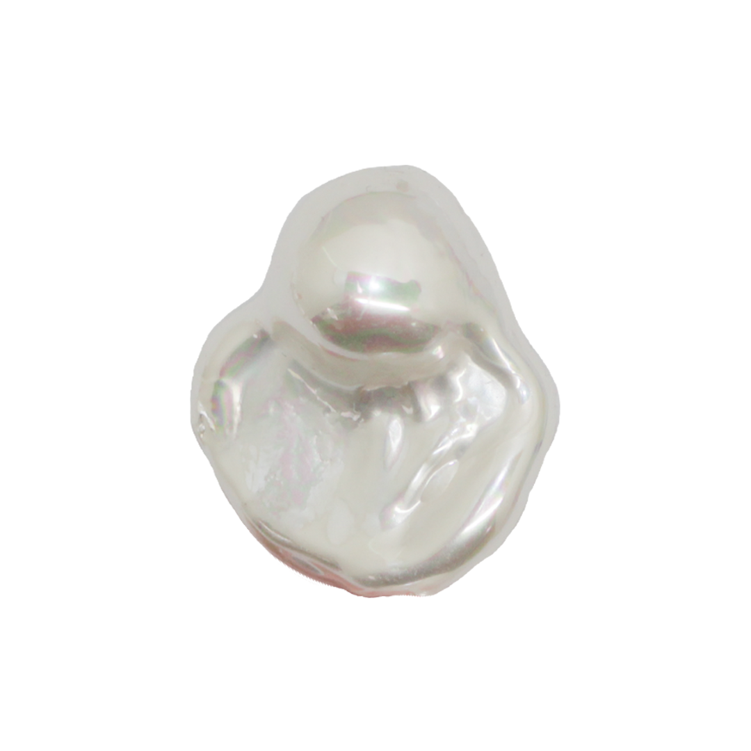 Shell Pearls, Baroque, Iridescent, Available in Multiple Sizes