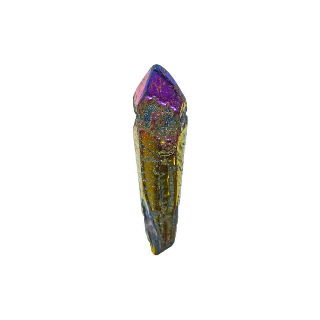 Aura Quartz Root, Rainbow, Approx 45-50mm x 15-20mm, Sold Per pkg of 1