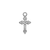 Charm, Cross, Alloy, 19mm x 10.5mm x 2mm, Sold Per pkg 10, Available in Multiple Colours