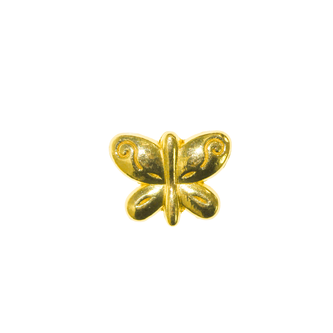 Spacer, Butterfly, Alloy, 8mm x 10.5mm, Sold Per pkg of 16, Available in Multiple Colours