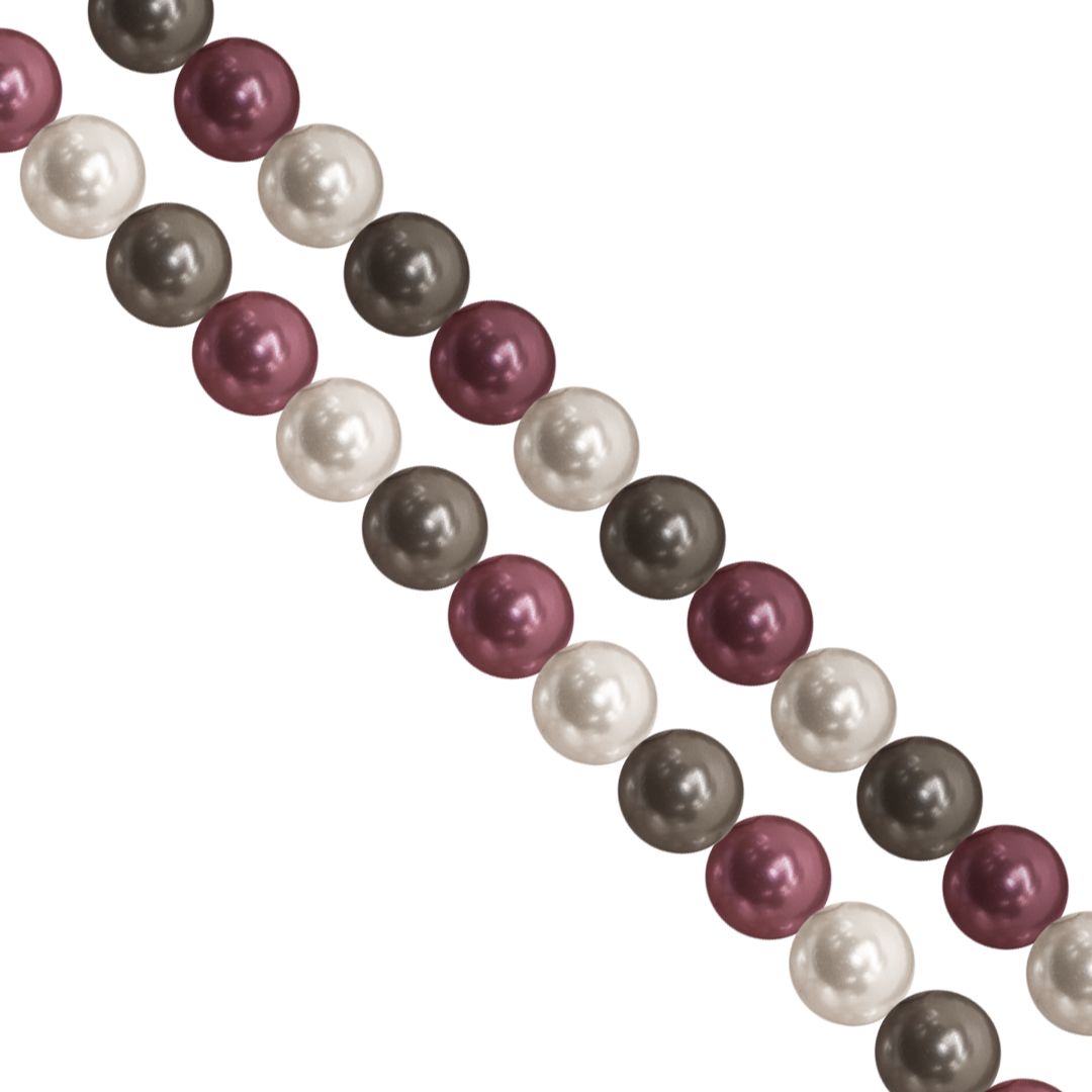 Shell Pearls, 14mm, Approx 25 pcs per strand, Available in Multiple Colours