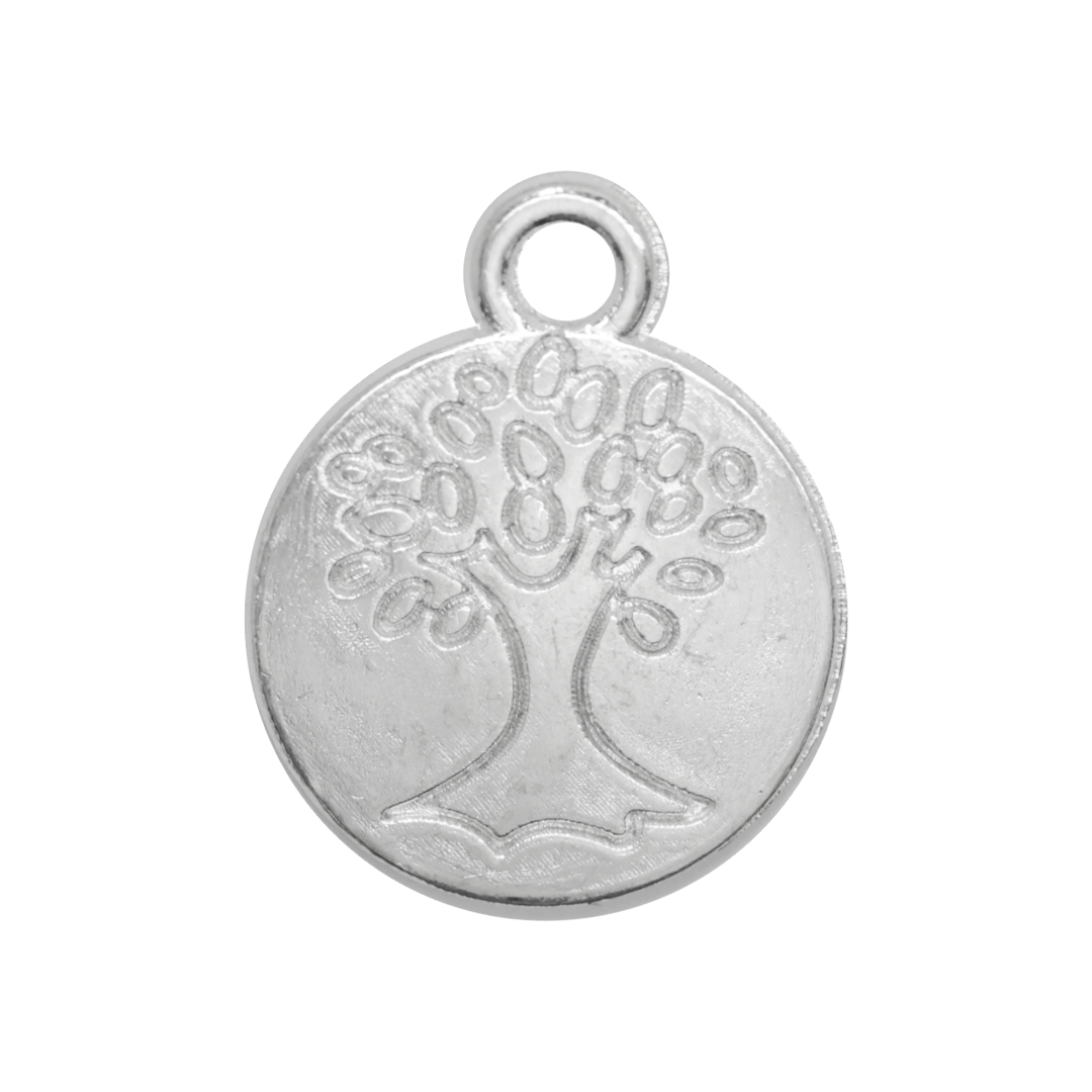 Charm, Tree of Life, Alloy, 14.8mm x 12mm x 1.3mm, Sold Per pkg of 16, Available in Multiple Colours