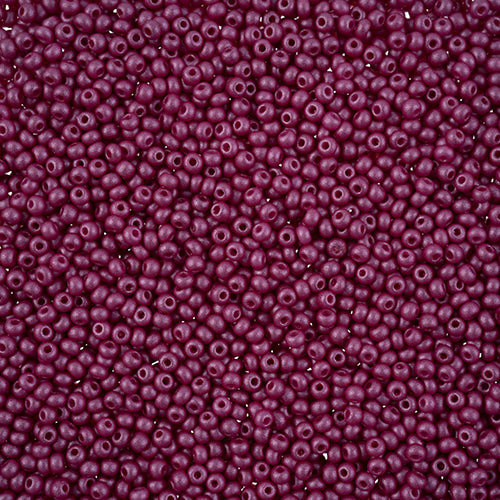 10/0 -Czech Seed Beads PermaLux Dyed Chalk Purple