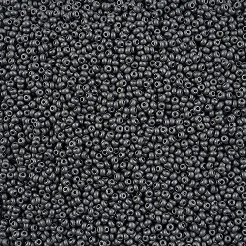 10/0 -Czech Seed Beads PermaLux Dyed Chalk Grey