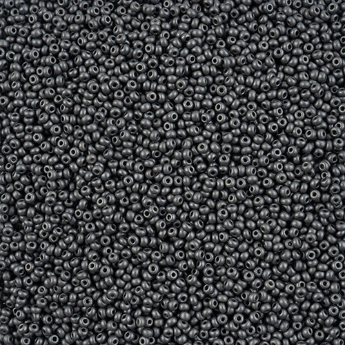 10/0 -Czech Seed Beads PermaLux Dyed Chalk Grey