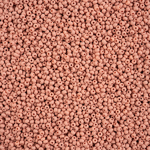 10/0 -Czech Seed Beads PermaLux Dyed Chalk Light Brown Matt