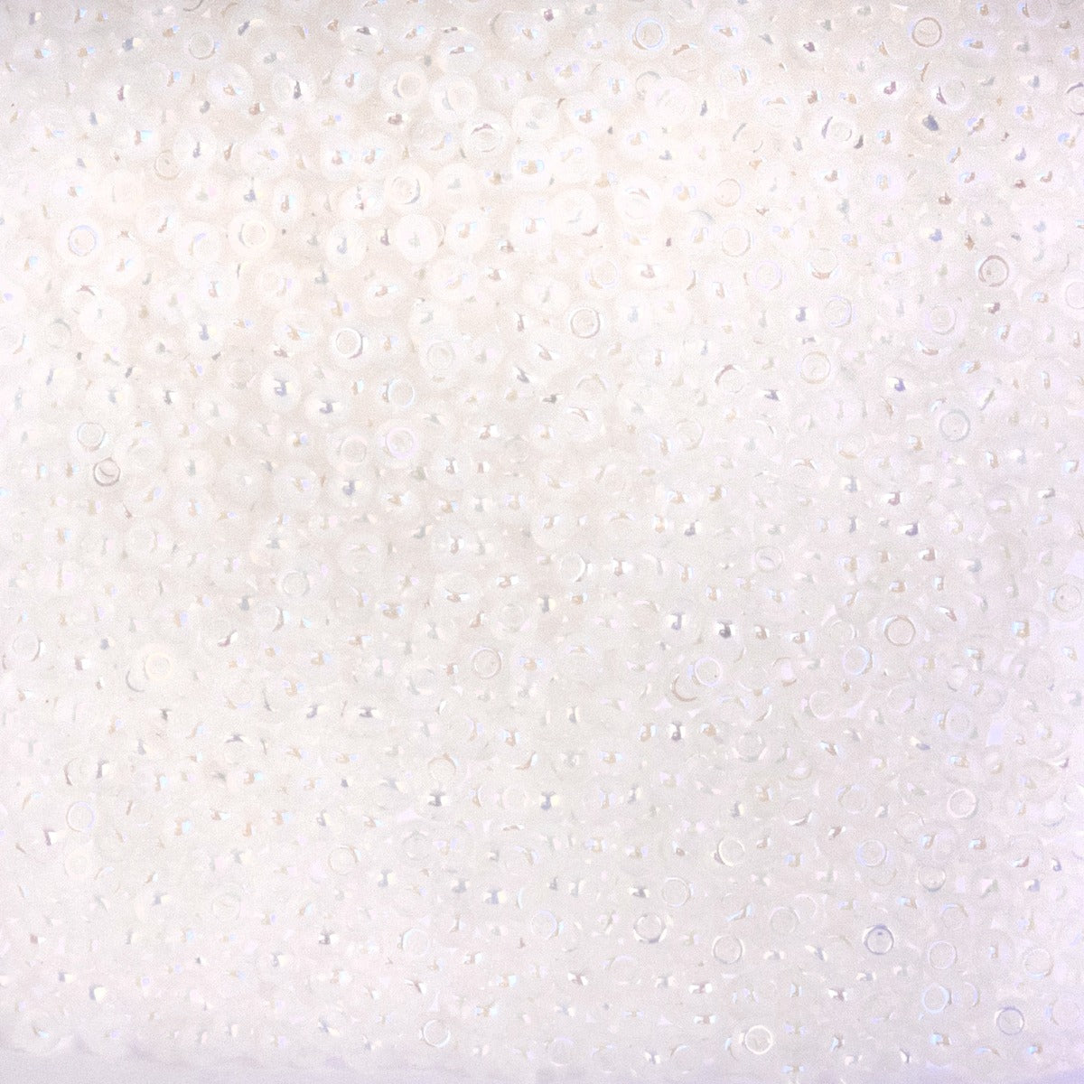 Czech Seed Beads apx. 22g Vial 10/0 Pearl White AB (4)