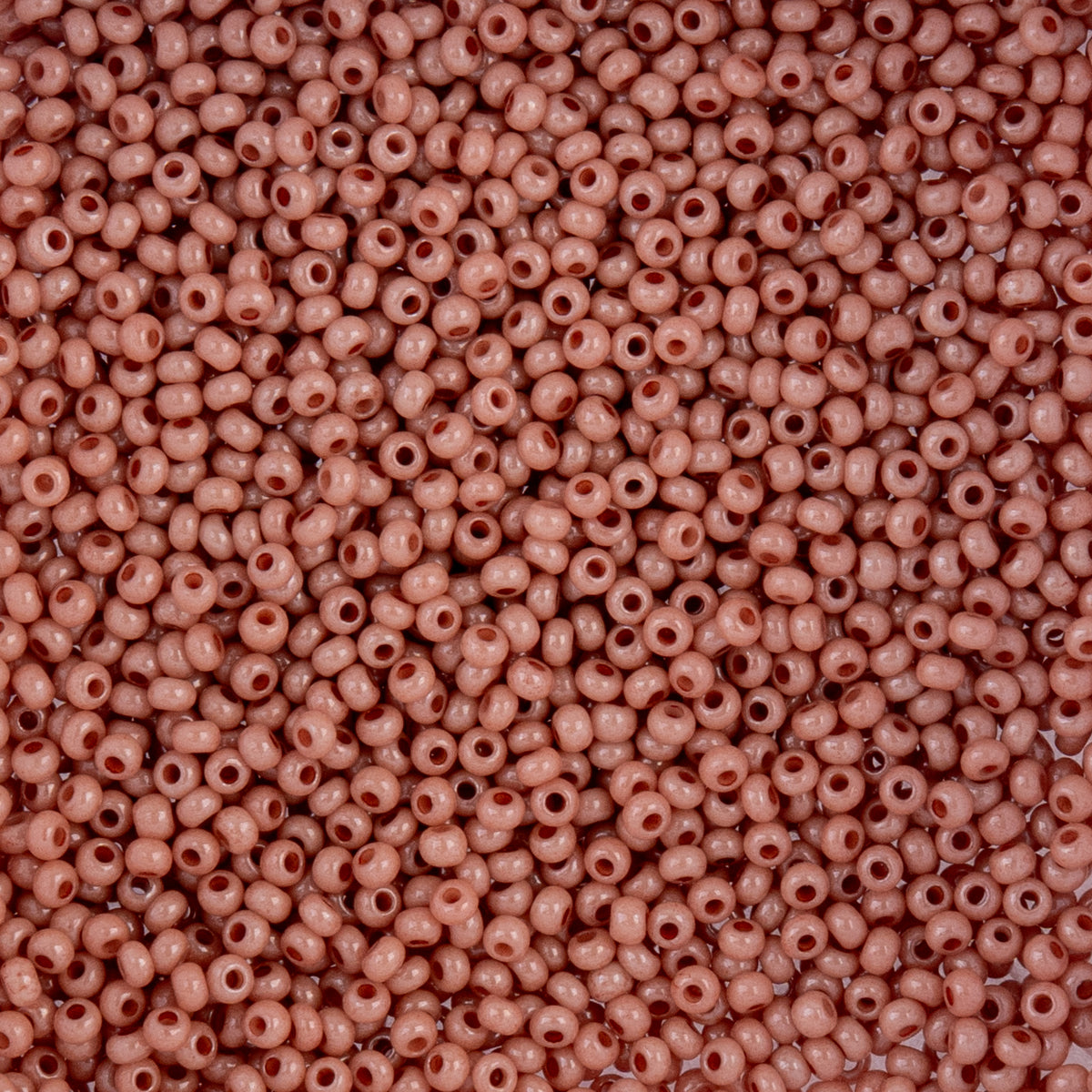 Czech Seed Beads apx. 22g Vial 10/0 Opaque Rose Sfinx (124)