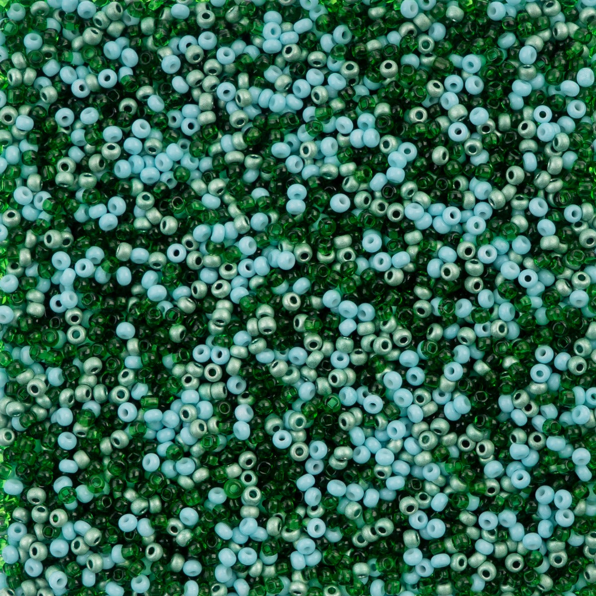 Czech Seed Beads apx. 22g Vial 10/0 Botanical Garden Mix (56)