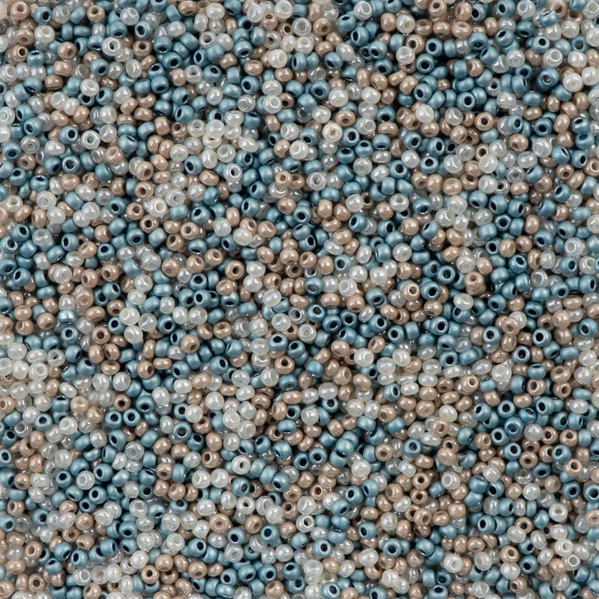 Czech Seed Beads apx. 22g Vial 10/0 Sand Dune Mix (52)