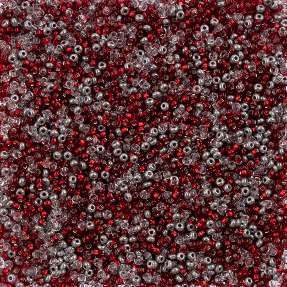 Czech Seed Beads apx. 22g Vial 10/0 Candy Apple Mix (21)