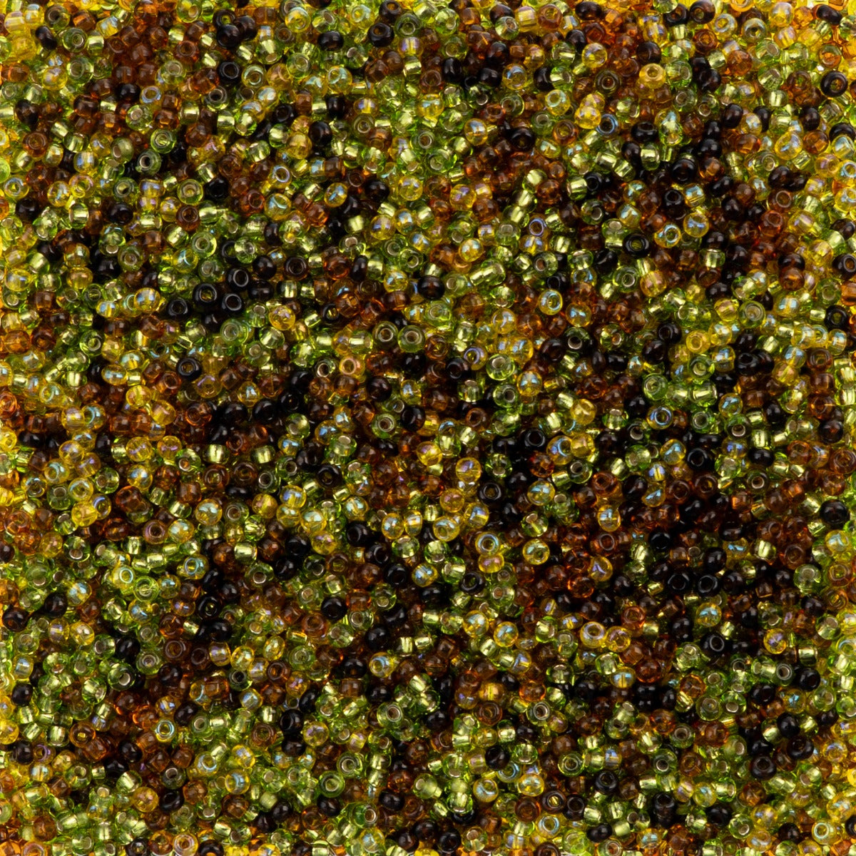 Czech Seed Beads apx. 22g Vial 10/0 Harvest Lights Mix (34)