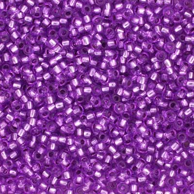 Czech Seed Beads - Czech 11/0 - Pink Silver Lined (37)