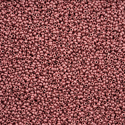 Czech Seed Bead 11/0 Violet Orchid  Terra Metallic Matt