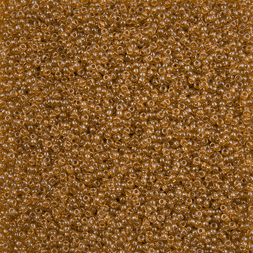 Czech Seed Bead 11/0 Crystal Luster Brown (121)