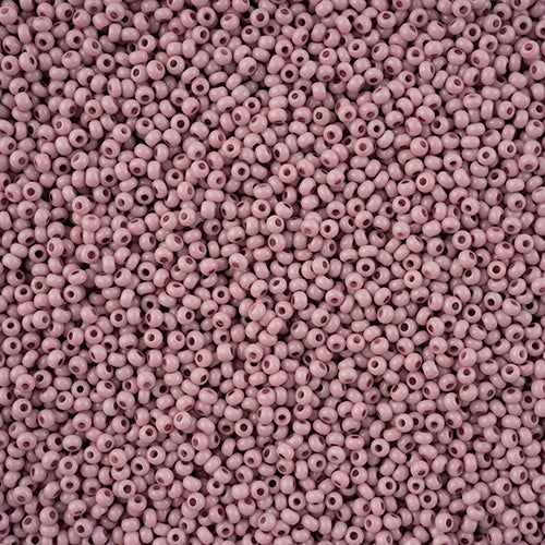 Czech Seed Beads - Czech 11/0 - Plum Chalk Dyed Solgel