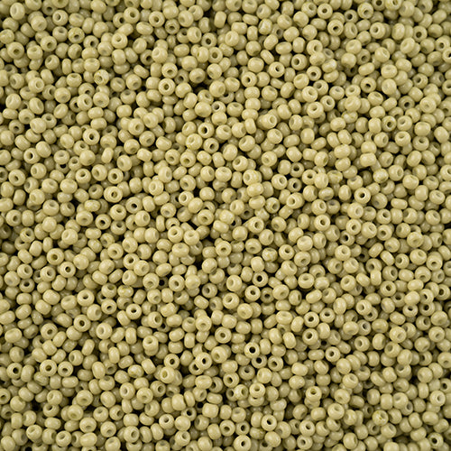 Czech Seed Beads - Czech 11/0 - Avocado Chalk Dyed Solgel