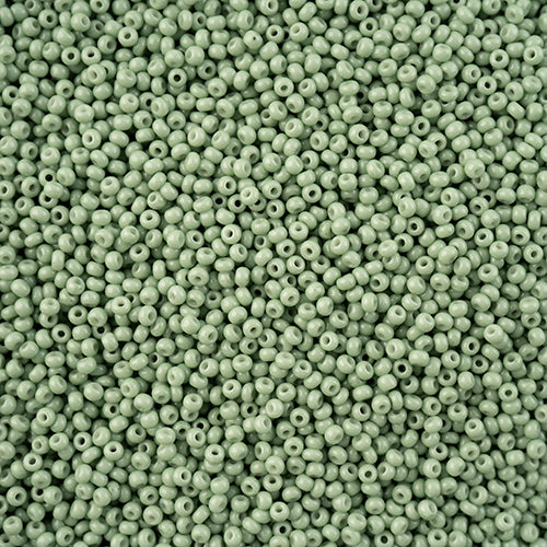Czech Seed Beads - Czech 11/0 - Eucalyptus Chalk Dyed Solgel
