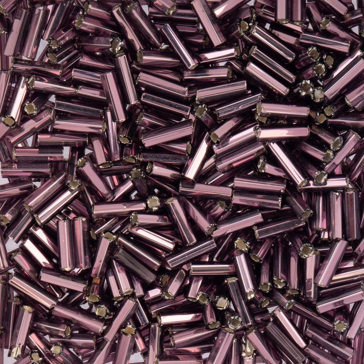 Czech Bugle Beads apx. 19g Vial #3 S/L Purple