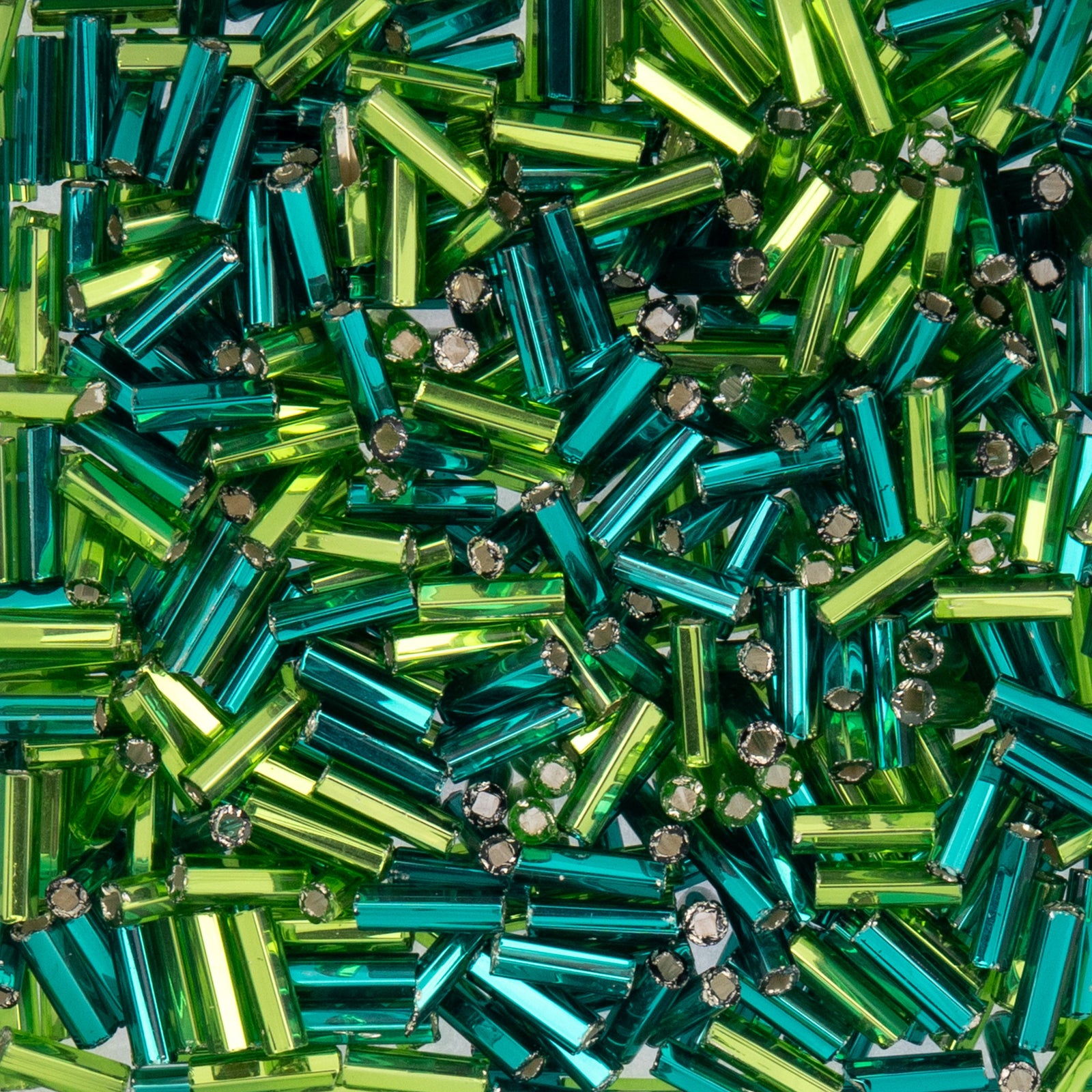 Czech Bugle Beads apx. 19g Vial #3 Spring Fling