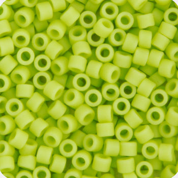 Miyuki Delica 11/0 5.2g Vial Chartreuse Opaque Matte-0763v