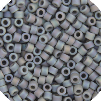 Miyuki Delica 11/0 5.2g Vial Grey AB Matte-0882v