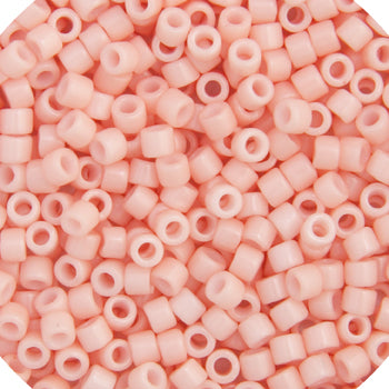 Miyuki Delica 11/0 5.2g Vial Salmon Pink Opaque Glazed Luster-0206v