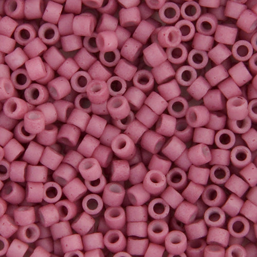 Miyuki Delica 11/0 5.2g Vial Antique Rose Opaque Matte-Dyed-0800v