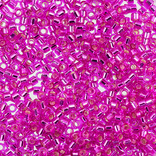 Miyuki Delica 11/0 5.2g Vial Fuchsia S/L Dyed-1340v