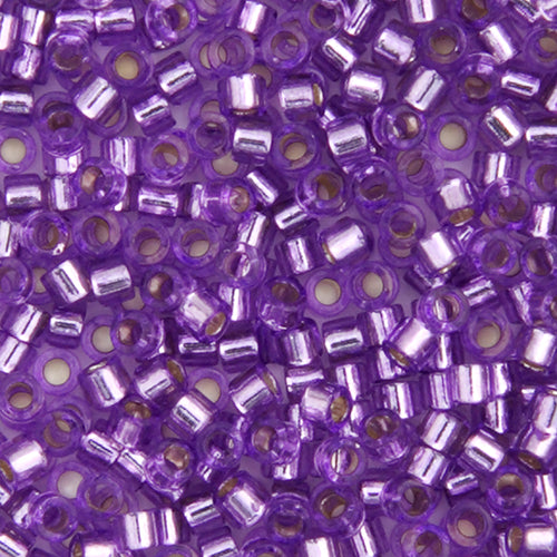 Miyuki Delica 11/0 5.2g Vial Lilac S/L Dyed-1343v