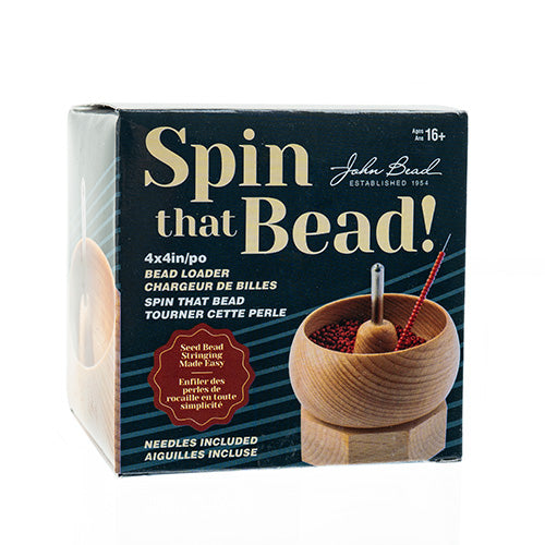 Spin that Bead-Bead Spinner/Loader includes 2 Needles 4x4in (Mini)