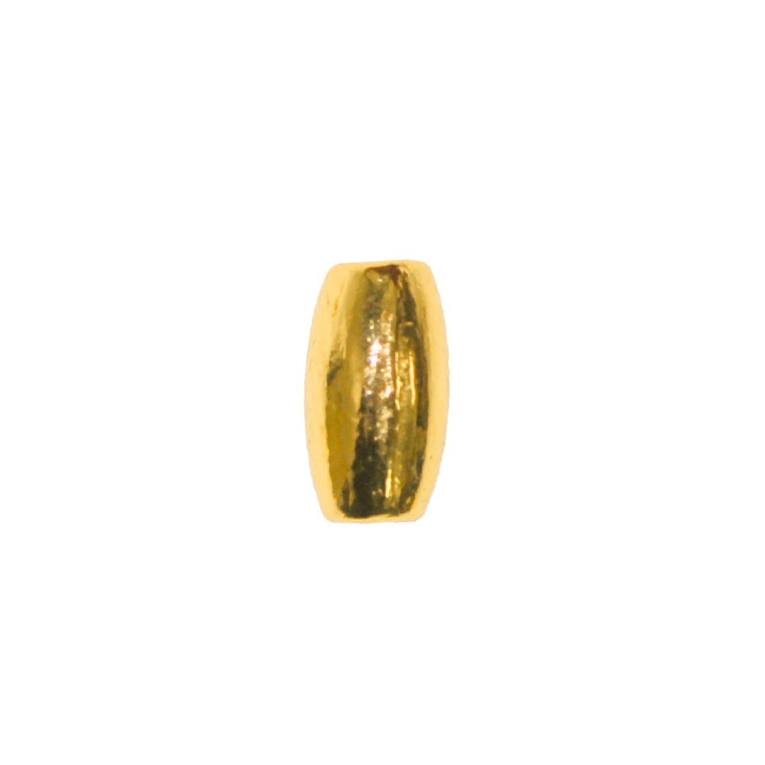 Spacers, Oval Barrel, Alloy, 7mm x 4mm, Sold Per pkg of 30, Available in Multiple Colours