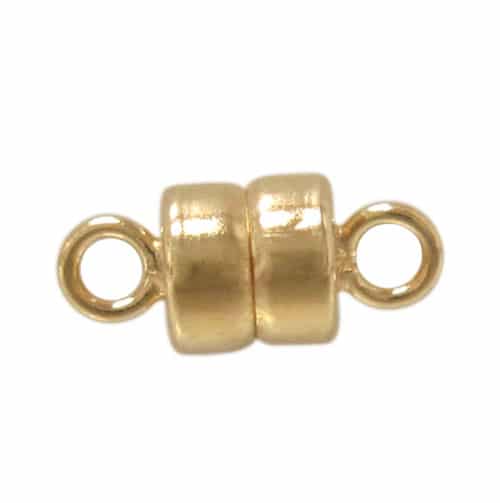 Clasp, Magnetic Clasp, 14K Gold Filled, 4.5mm, Sold Per pkg of 1