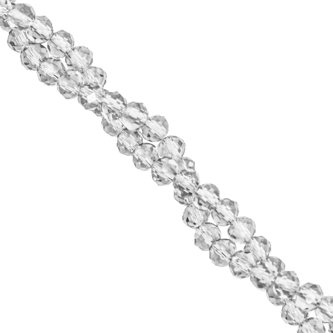 Glass Crystal Beads, Round, 4mm Approx 85 pcs per strand, Available in Multiple Colours