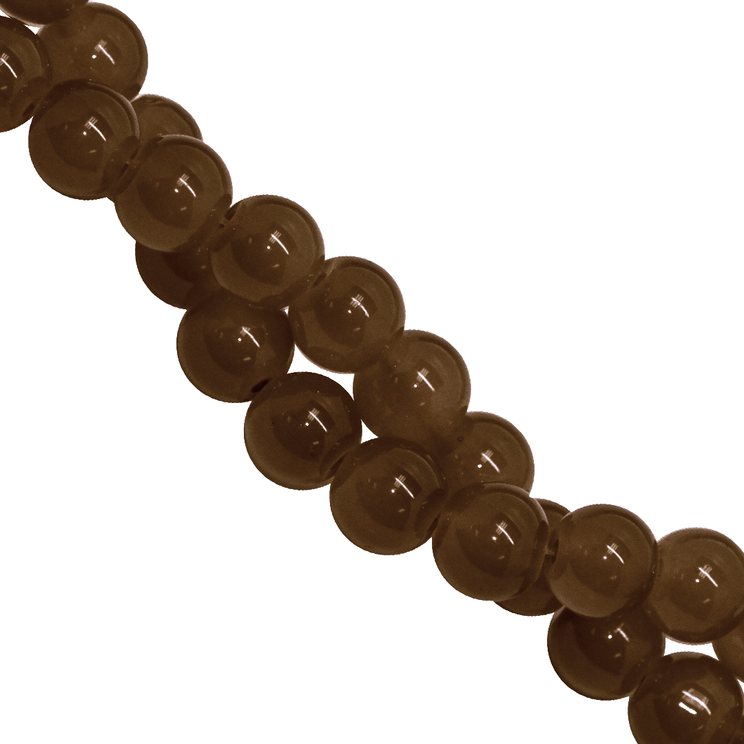 Glass Beads, 8mm, Approx 95 pcs per strand, Available in Multiple Colours