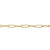 Chain, Paperclip Chain, 14KT Gold Filled, 2×5.5mm with 0.3mm thickness, Sold Per Inch