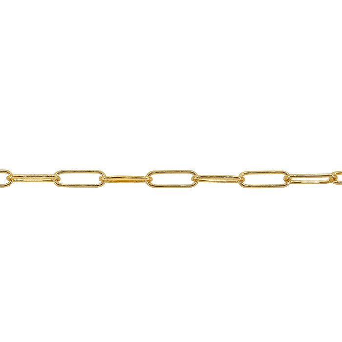 Chain, Paperclip Chain, 14KT Gold Filled, Available in Multiple Sizes, 1 pc