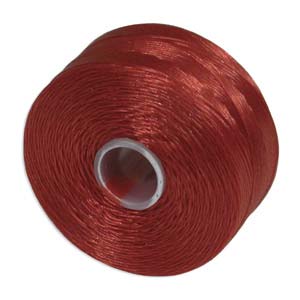 BeadSmith S-Lon Bead Cord - 78 yards - RED - 1 pc