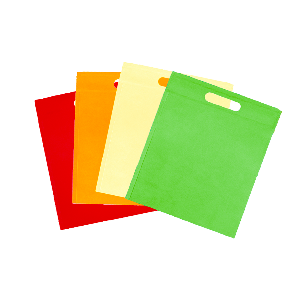 Non-Woven Reusable Shopping Bags, Available in Multiple Sizes and Colours, Sold Per pkg of 12