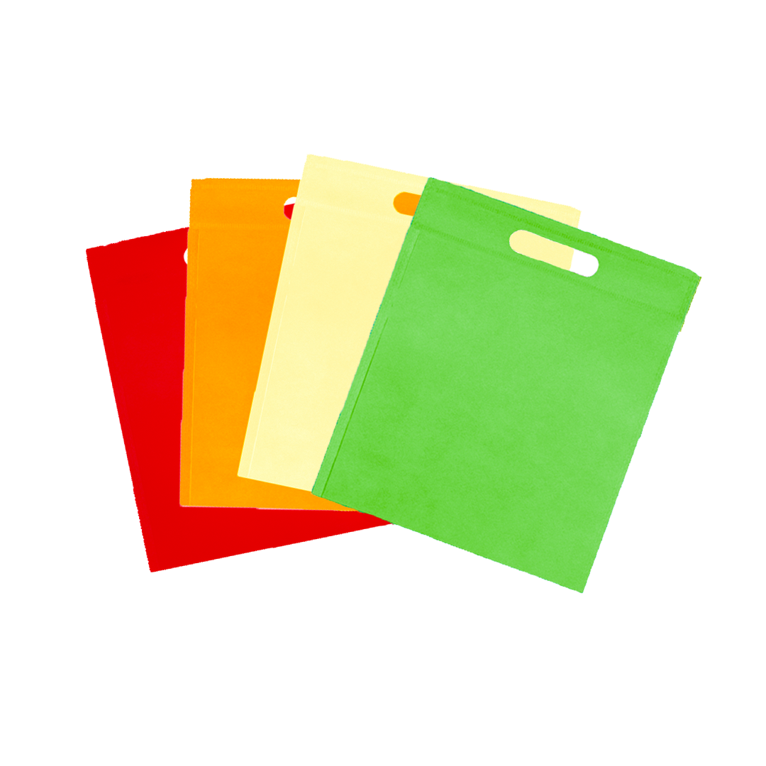 Non-Woven Reusable Shopping Bags, Available in Multiple Sizes and colours, Sold Per pkg of 12