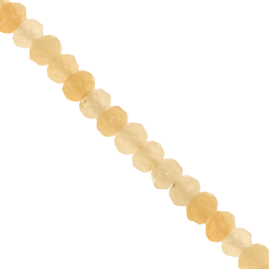 Dyed Agate, Rondelle Faceted, Semi-Precious Stone, 8mm x 5mm, 65 pieces per strand, Available in a Variety of Colours